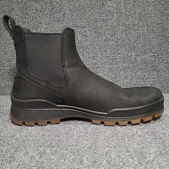 ECCO Track 25 Hydromax Black Chelsea Boot Water Repellent EU 45 Size 11- 11.5 US - Picture 9 of 12